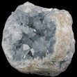 Celestine (Celestite) Geode - Icy Blue Crystals #37088-1